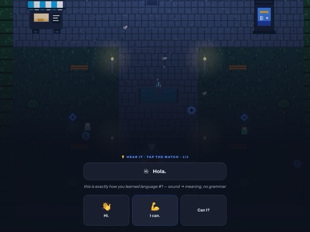 The Languy Method Experience game world